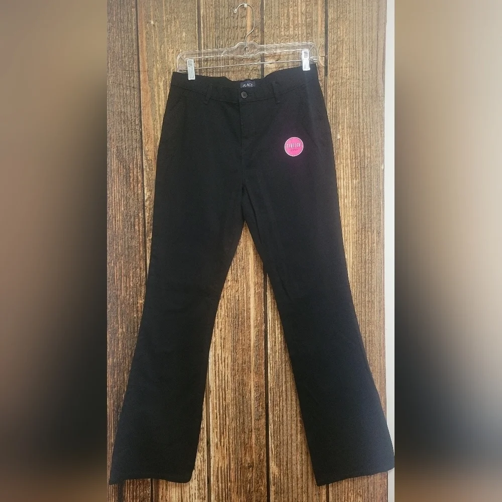 NWT- The Children's Place- Uninform Black Pants - Picture 1 of 4